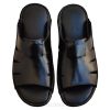 Handcrafted Leather Slippers with Durable PU Sole - R401 4 Handcrafted Leather Slippers with Durable PU Sole – 401