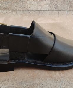 Handmade Kaptaan Chappal (Black) - R433 10 Handmade Kaptaan Chappal (Black) - R43252