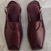 Handmade Kaptaan Chappal (Burgundy) - R432 13 Handmade Kaptaan Chappal (Burgundy) - R43251