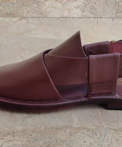 Handmade Kaptaan Chappal (Burgundy) - R432 8 Handmade Kaptaan Chappal (Burgundy) - R43251