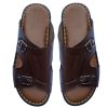 Handcrafted Leather Slippers with Durable PU Sole - R416B 8 Handcrafted Leather Slippers with Durable PU Sole – R416