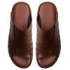Handcrafted Leather Slippers with Durable PU Sole - R410B 7 Nelibar Handmade Leather Slippers 410 A