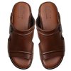 Handcrafted Leather Slippers with Durable PU Sole - 411M 7 Nelibar Handmade Leather Slippers 411B