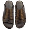 Handcrafted Leather Slippers with Durable PU Sole - R412B 6 Nelibar Handmade Leather Slippers 412