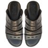 Nelibar Handmade Leather Slippers 412 Black