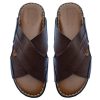 Handmade Leather Slippers with Durable PU Sole - R416B 7 Nelibar Handmade Leather Slippers 4130B