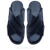 Handcrafted Leather Slippers with Durable PU Sole - 413A 7 Nelibar Handmade Leather Slippers 413a