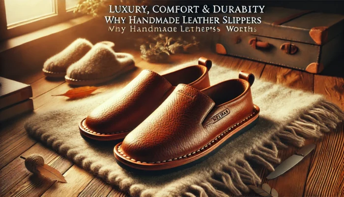 Why Handmade Leather Slippers Are the Best Investment for Your Feet 2 handmade leather slippers, best leather slippers, durable slippers, comfortable footwear, premium leather slippers, handmade shoes, luxury slippers, leather footwear benefits, foot health, artisan slippers