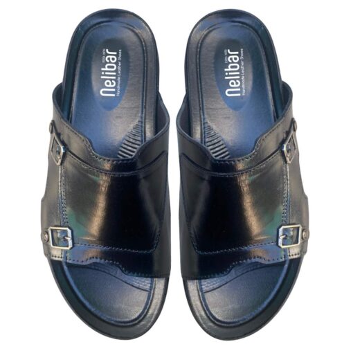 Nelibar Handmade Leather Slippers – Durable & Stylish Footwear R555