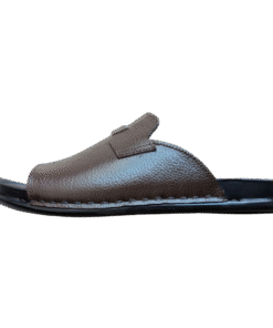 Nelibar Premium Handmade Brown Leather Slippers R561 – Timeless Comfort & Craftsmanship 7 Nelibar Premium Handmade Black Leather Slippers R561 – Timeless Comfort & Craftsmanship