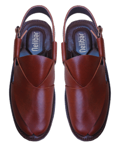 Handmade Leather Peshawari Chappal with Rubber Sole – Style Meets Comfort 301 1
