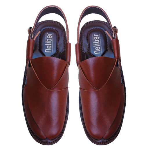 Handmade Leather Peshawari Chappal with Rubber Sole – Style Meets Comfort 301 1
