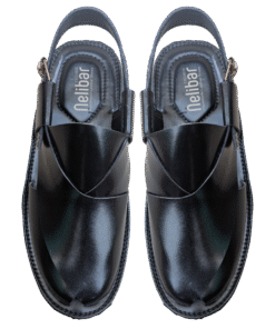 Handmade Leather Peshawari Chappal with Rubber Sole – Style Meets Comfort 302 1
