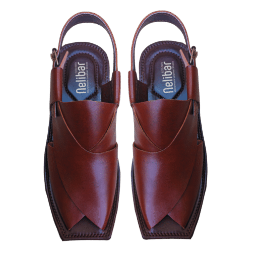 Handmade Leather Peshawari Chappal with Rubber Sole – Style Meets Comfort 303 1