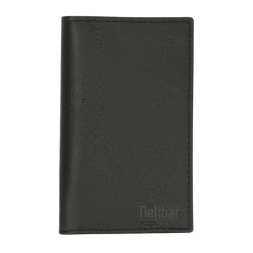 Nelibar Classic Vertical Leather Wallet – 10 Card Slots, Slim & Stylish