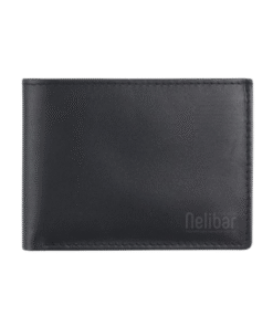 Nelibar Horizontal Bifold Leather Wallet – 8 Card Slots, Premium Finish