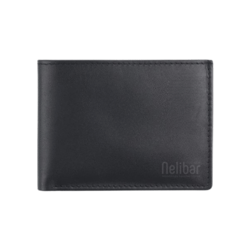 Nelibar Horizontal Bifold Leather Wallet – 8 Card Slots, Premium Finish